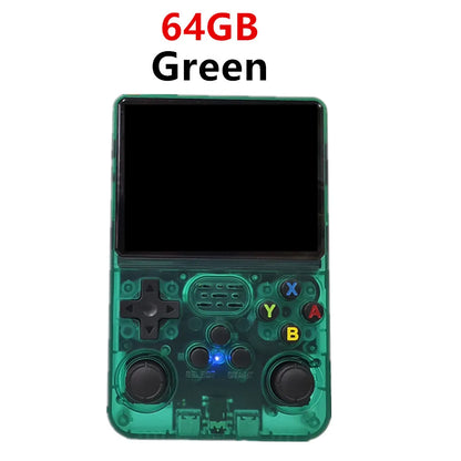 R36S Retro Handheld Video Game Console Linux System 3.5 Inch IPS Screen Portable Pocket Video Player 64GB/128G Games
