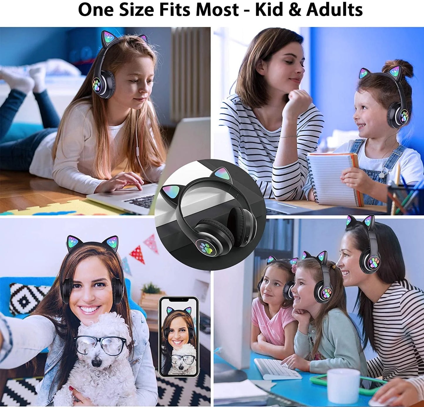 Kids Headphones, Cat Ear 